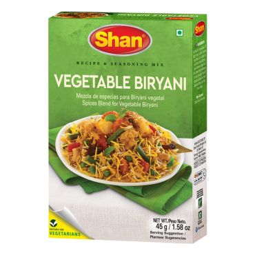 Shan Vegetarian Biryani Masala Seasoning Mix Spice Powder 100g