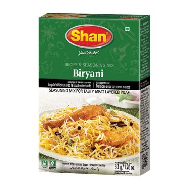 Shan Biryani Masala Seasoning Mix Spice Powder 50g