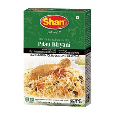 Shan Pilau Biryani Masala Seasoning Mix Spice Powder 50g