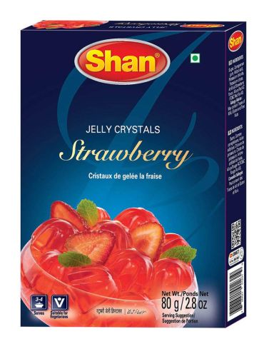 Shan jelly crystals strawberry Jelly 80g