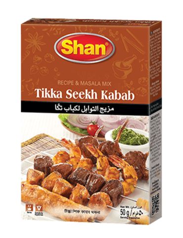 Shan Masala BBQ Tikka Seekh Kabab Seasoning Mix 50g