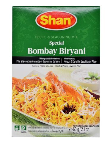 Shan Masala Special Bombay Biryani Seasoning Mix Powder 60g