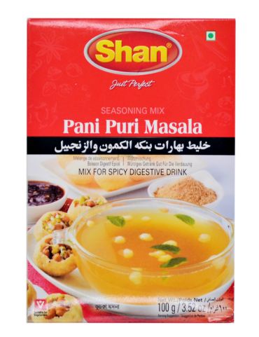 Shan Pani Puri Masala Seasoning Mix Powder 100g